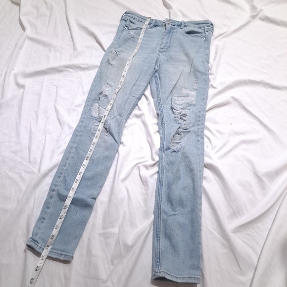 Abercrombie & Fitch | Light blue ripped women's super skinny jean - Picture 7 of 9